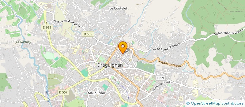 localisation de l'entreprise DM AMENAGEMENT  DRAGUIGNAN