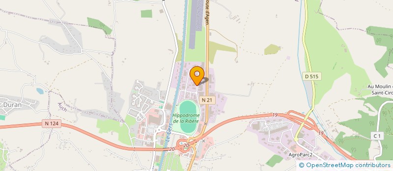 localisation de l'entreprise DM ARDOIN  AUCH