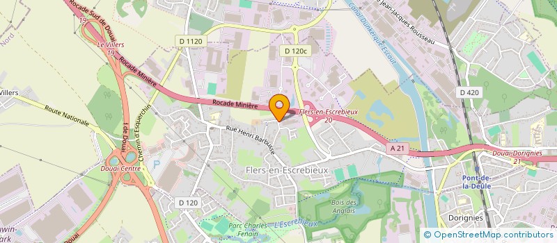 localisation de l'entreprise DM ARTOIS  FLERS-EN-ESCREBIEUX