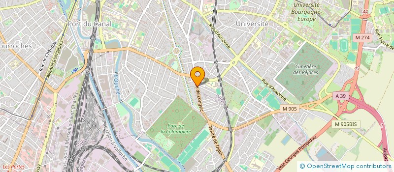 localisation de l'entreprise DM ASTERIA à DIJON