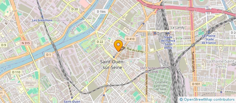 localisation de l'entreprise DM ATELIER  SAINT-OUEN-SUR-SEINE