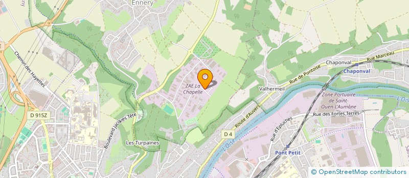 localisation de l'entreprise DM AUTOMOBILE  ENNERY