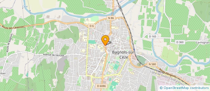 localisation de l'entreprise DM AUTOMOBILES  BAGNOLS-SUR-CEZE