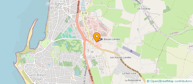 localisation de l'entreprise DM AUTOMOBILES à SAINT-BREVIN-LES-PINS