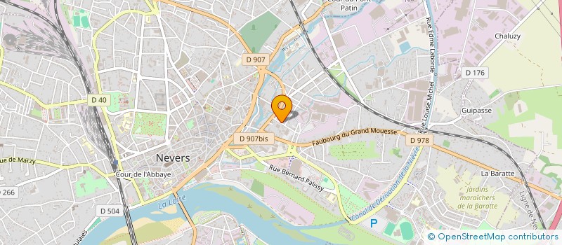 localisation de l'entreprise DM-BAT à VARENNES-VAUZELLES