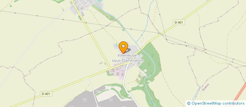 localisation de l'entreprise DM BATIMENT à VILLENEUVE-SOUS-DAMMARTIN