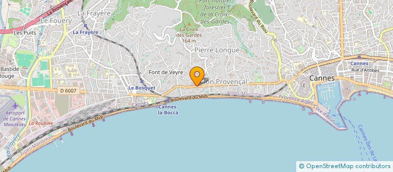 localisation de l'entreprise DM CLES à CANNES