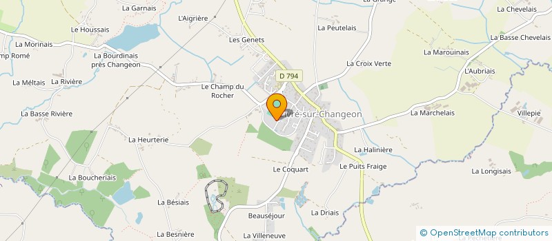 localisation de l'entreprise DM COACHING  LIVRE-SUR-CHANGEON