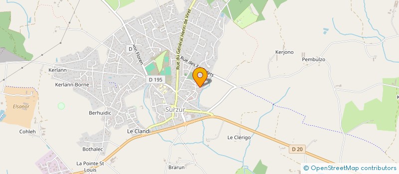 localisation de l'entreprise DM COM & CONSEILS  SURZUR