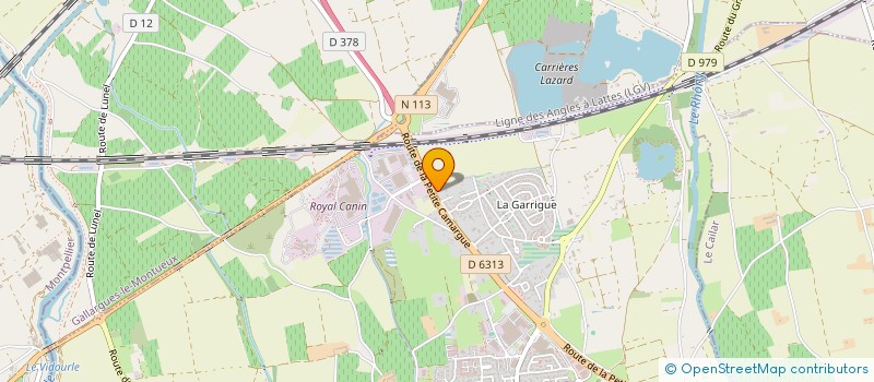 localisation de l'entreprise DM COMPOSITES à AIMARGUES