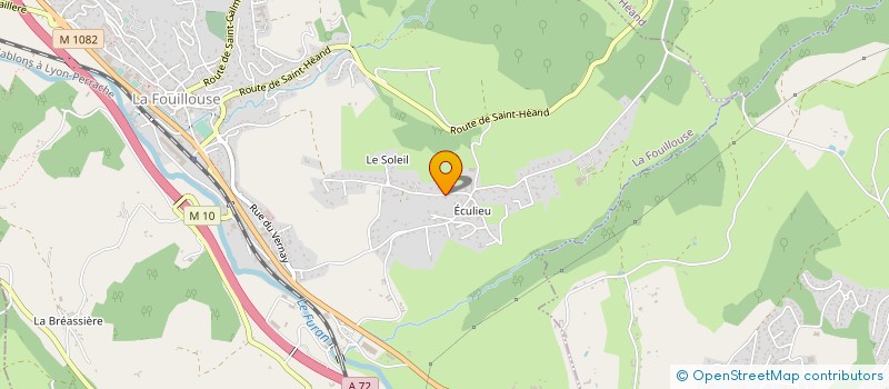 localisation de l'entreprise DM CONCEPT  LA FOUILLOUSE