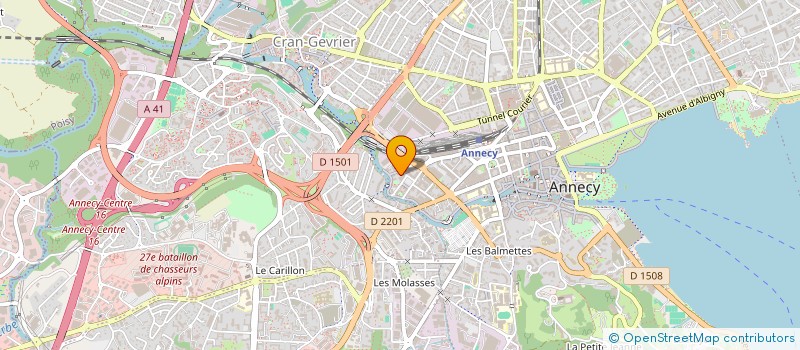 localisation de l'entreprise DM CONCEPT  ANNECY