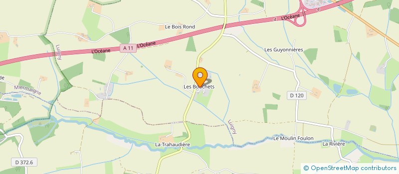 localisation de l'entreprise DM CONCIERGERIE à LUIGNY