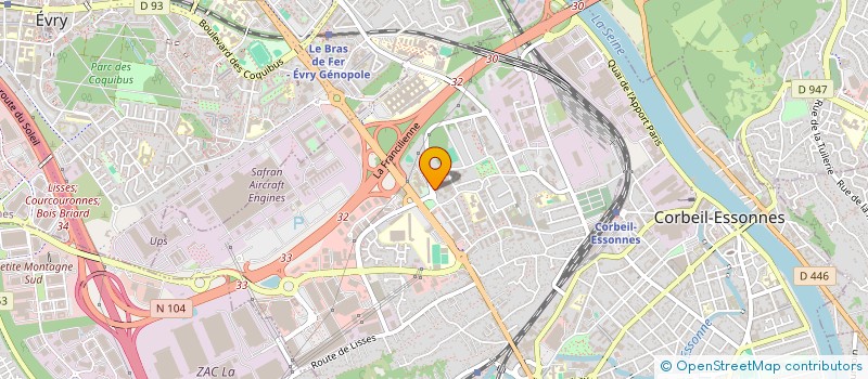 localisation de l'entreprise DM CONSEIL à CORBEIL-ESSONNES