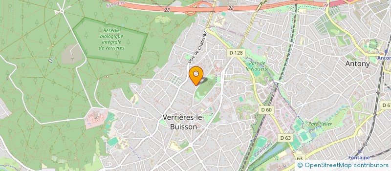 localisation de l'entreprise DM CONSEIL à VERRIERES-LE-BUISSON