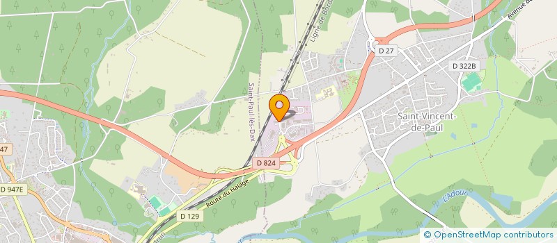 localisation de l'entreprise DM  CONSEIL  SAINT-VINCENT-DE-PAUL