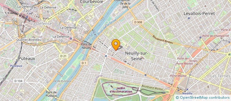 localisation de l'entreprise DM CONSEIL ET PATRIMOINE FINANCIER à NEUILLY-SUR-SEINE