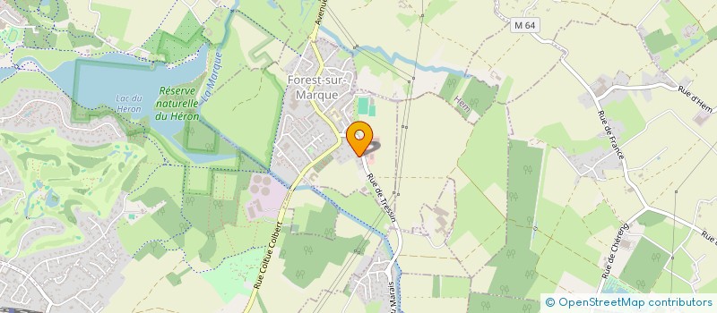 localisation de l'entreprise DM CONSEPT  FOREST-SUR-MARQUE