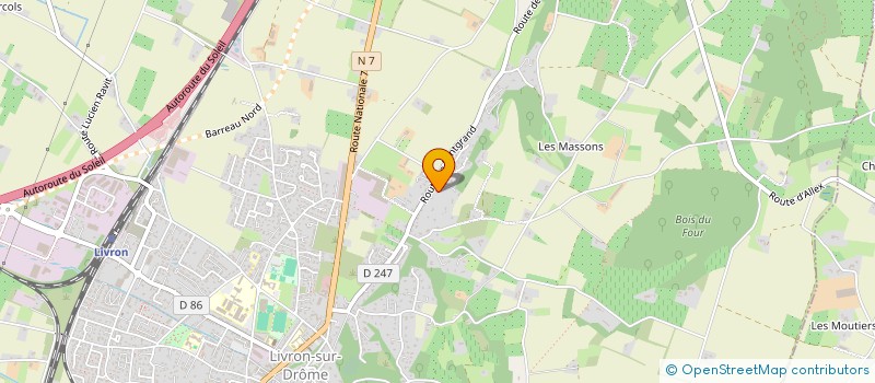 localisation de l'entreprise DM CONSTRUCTION  PORTES-LES-VALENCE