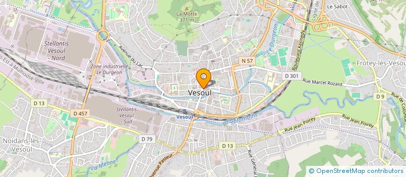 localisation de l'entreprise DM CONSTRUCTION  VESOUL