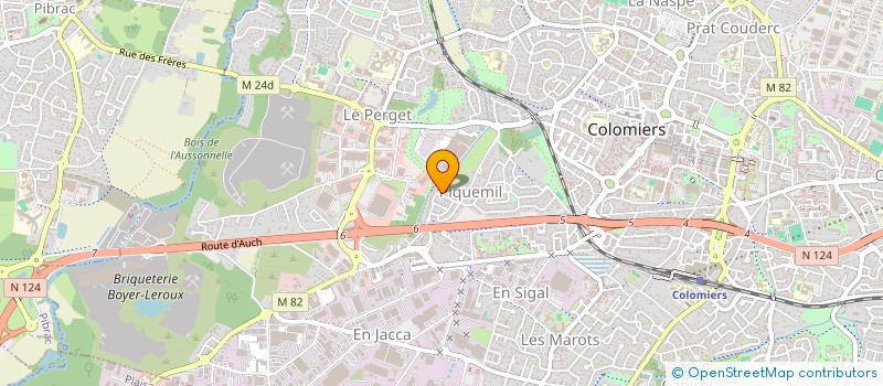 localisation de l'entreprise DM CONSULTANT à COLOMIERS