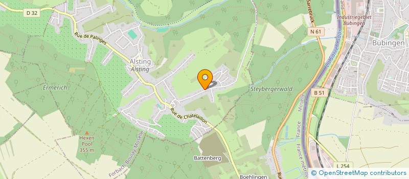 localisation de l'entreprise DM CONSULTING  ALSTING