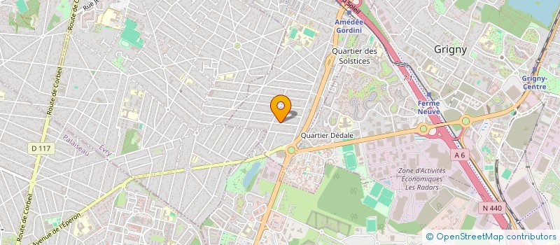 localisation de l'entreprise DM CONSULTING à VIRY-CHATILLON