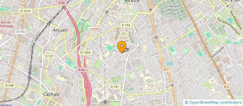 localisation de l'entreprise DM CONSULTING IS à VILLEJUIF