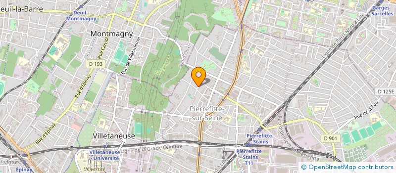 localisation de l'entreprise DM CORREIA BATIMENT à PIERREFITTE-SUR-SEINE