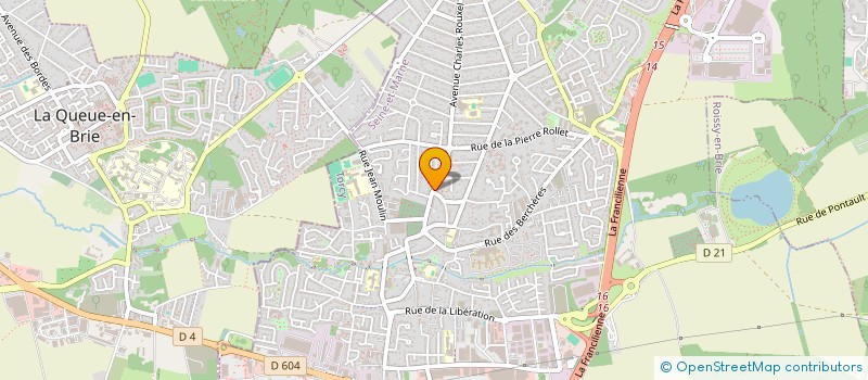 localisation de l'entreprise DM COURSES SARL à PONTAULT-COMBAULT