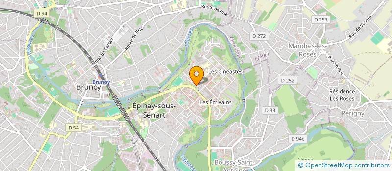 localisation de l'entreprise DM COUVERTURE à EPINAY-SOUS-SENART