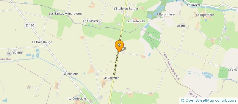 localisation de l'entreprise DM COUVERTURE à SAINT-AIGNAN-SUR-ROE