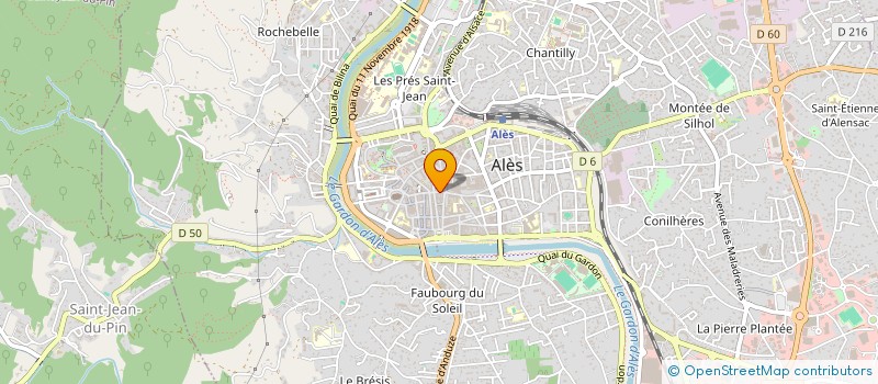 localisation de l'entreprise DM CUISINES à ALES