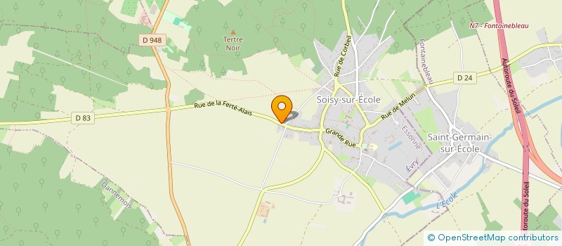 localisation de l'entreprise DM DIFFUSION à SOISY-SUR-ECOLE