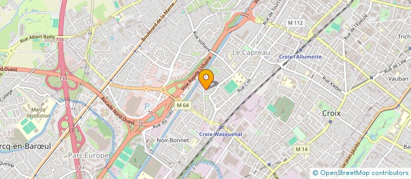 localisation de l'entreprise DM DIGITAL à WASQUEHAL