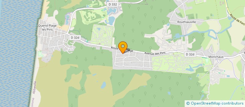 localisation de l'entreprise DM ELEC 80 à QUEND