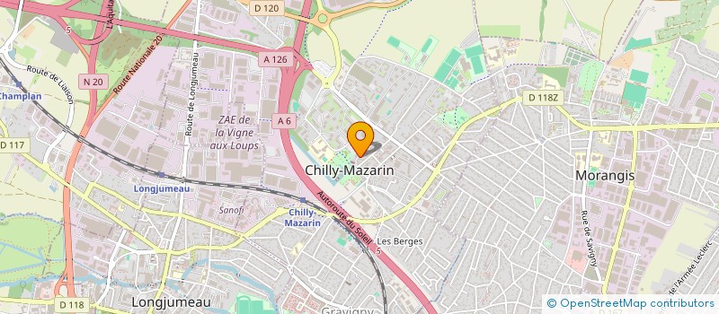 localisation de l'entreprise DM ELECT à CHILLY MAZARIN