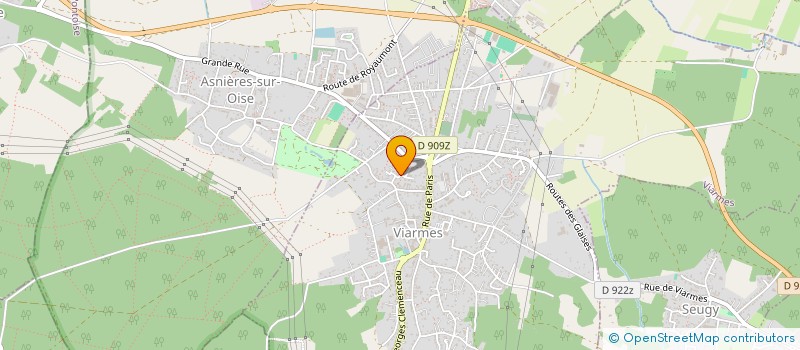 localisation de l'entreprise DM ELECTRICITE à VIARMES