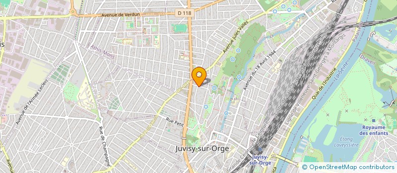 localisation de l'entreprise DM ENERGIE SOLUTIONS à JUVISY-SUR-ORGE