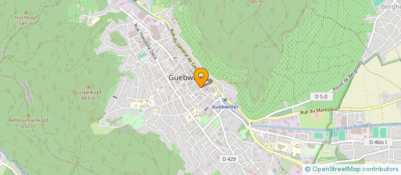 localisation de l'entreprise DM ENERGY à GUEBWILLER