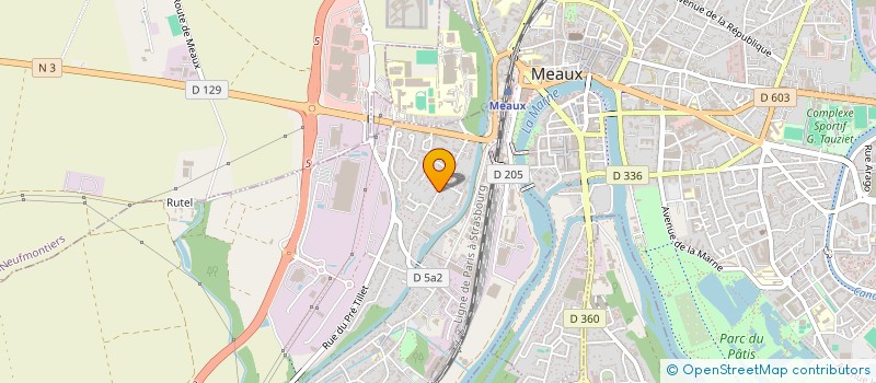 localisation de l'entreprise DM EQUIPEMENTS  BUSSY-SAINT-GEORGES