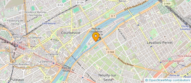 localisation de l'entreprise DM ET A à NEUILLY-SUR-SEINE