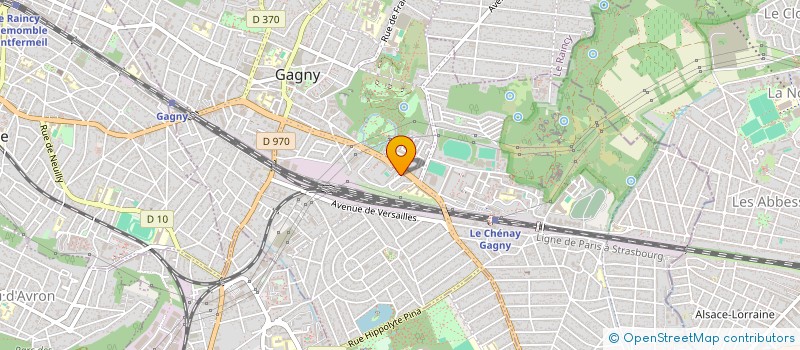 localisation de l'entreprise DM ETANCHEITE  GAGNY