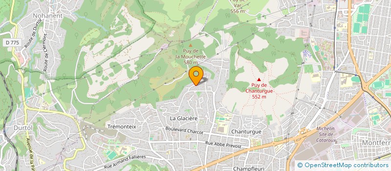 localisation de l'entreprise DM FINANCES  CLERMONT-FERRAND