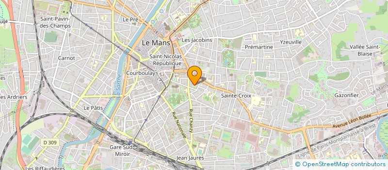 localisation de l'entreprise DM FRANCE FINANCES  LE MANS