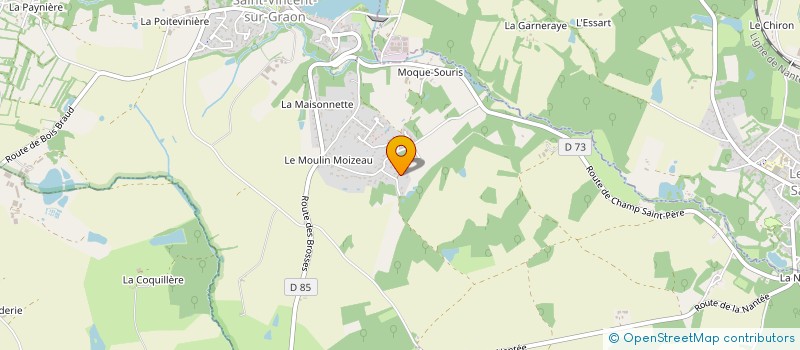 localisation de l'entreprise DM GIRAUD IMMO  SAINT-VINCENT-SUR-GRAON