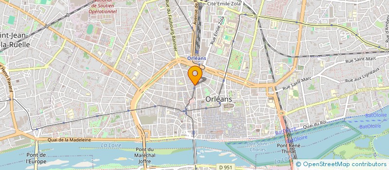 localisation de l'entreprise DM GROUPE à ORLEANS