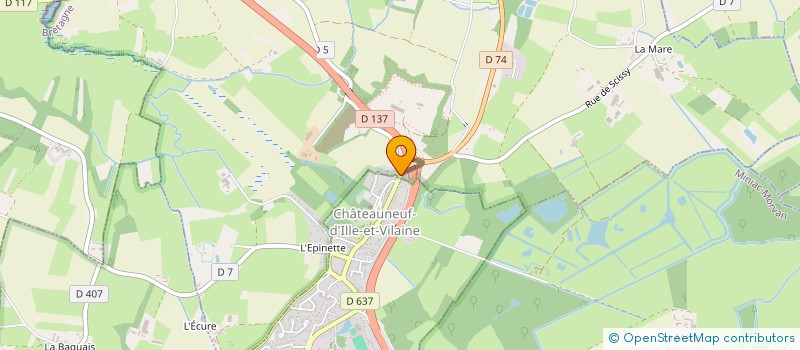 localisation de l'entreprise DM GROUPE  SAINT-PERE-MARC-EN-POULET