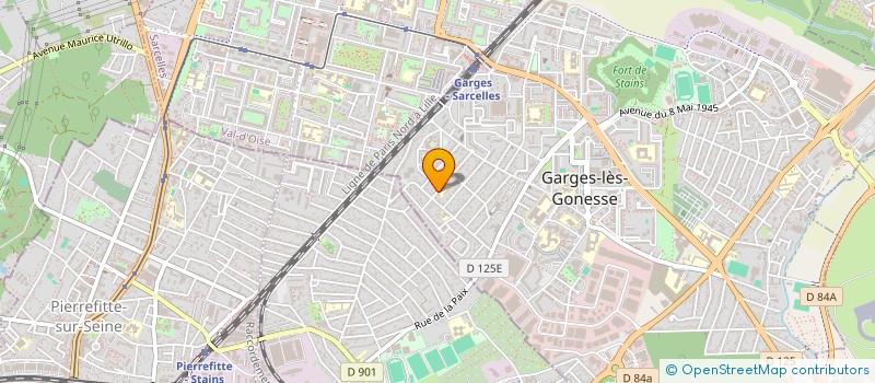 localisation de l'entreprise DM HOLDING  GARGES-LES-GONESSE