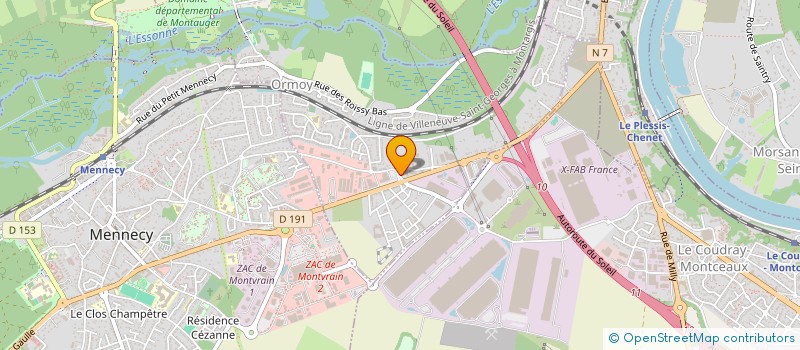 localisation de l'entreprise DM IMMO 3  ORMOY